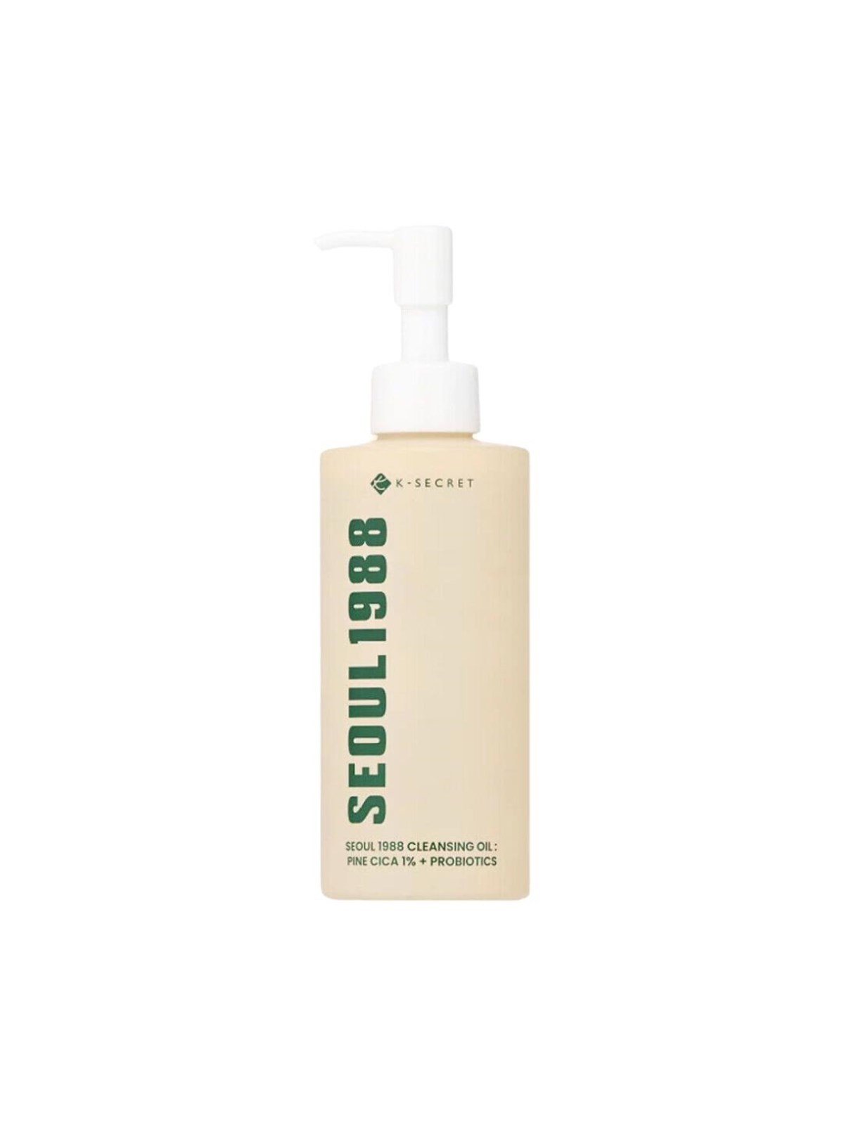 KSECRET SEOUL 1988 Cleansing Oil: Pine Cica 1% + Probiotic 200ml, Ansigtspleje
