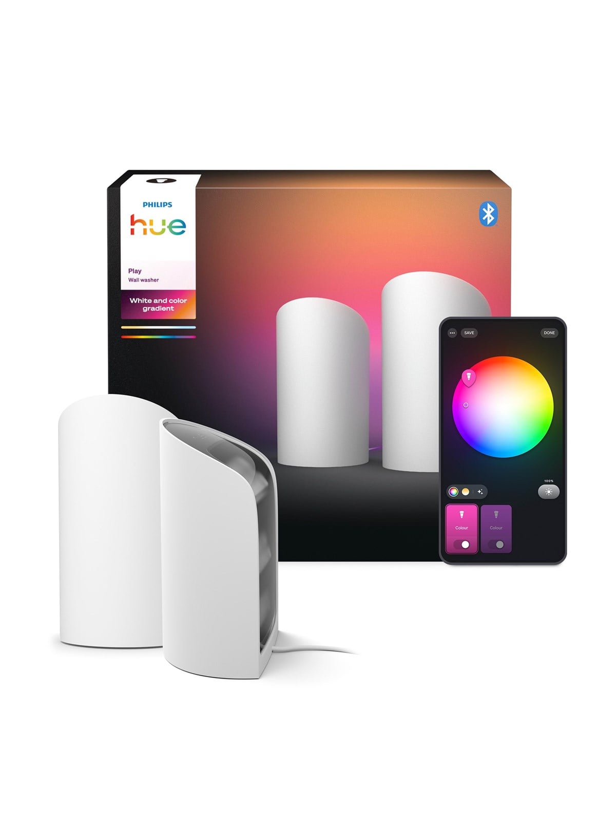 Philips Hue Play wall washer white 2-pack, Smart Home