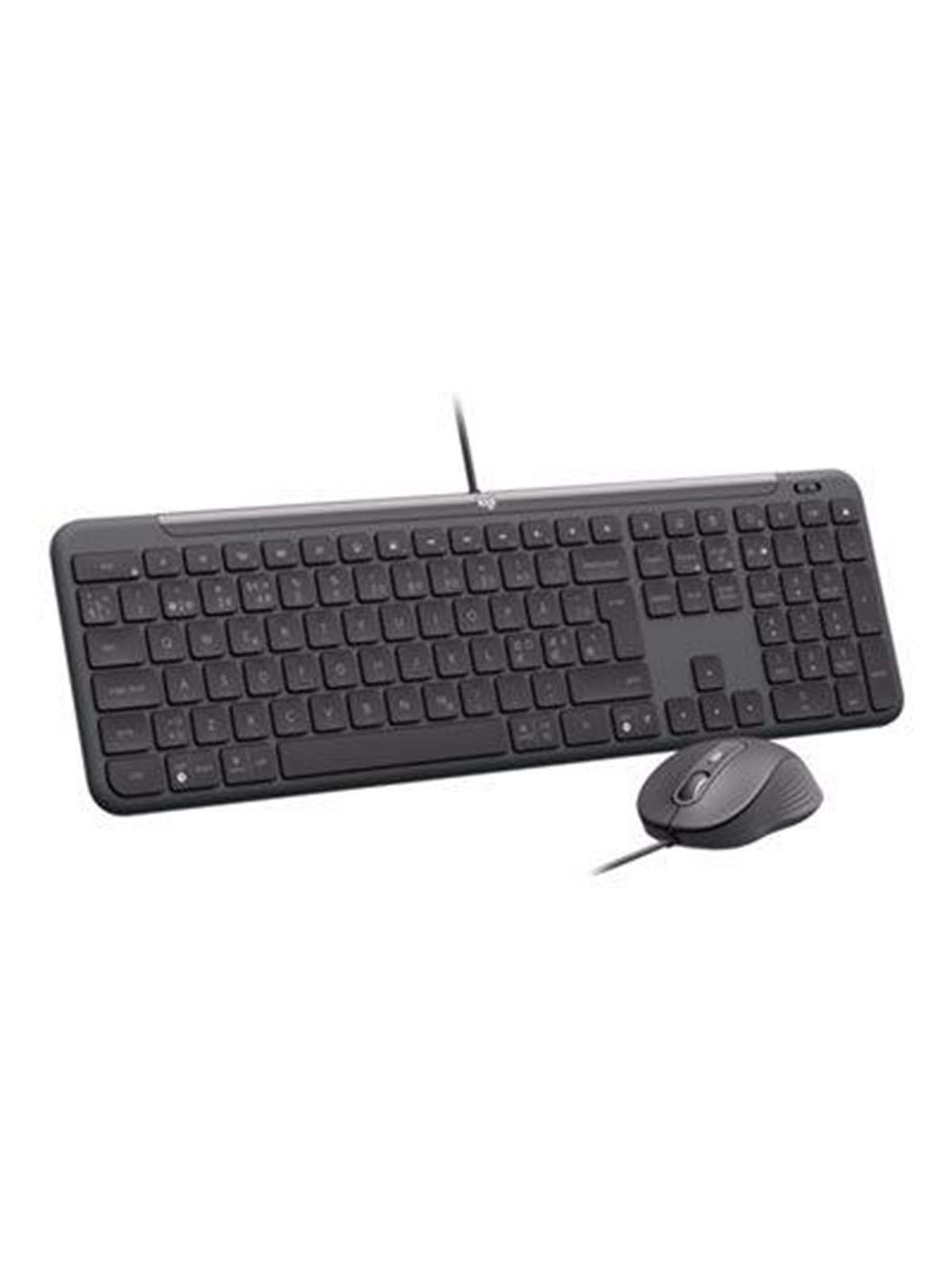 Logitech Signature Slim Wired Combo MK620 for Business - Tastatur & Mus sæt - Nordisk - Sort