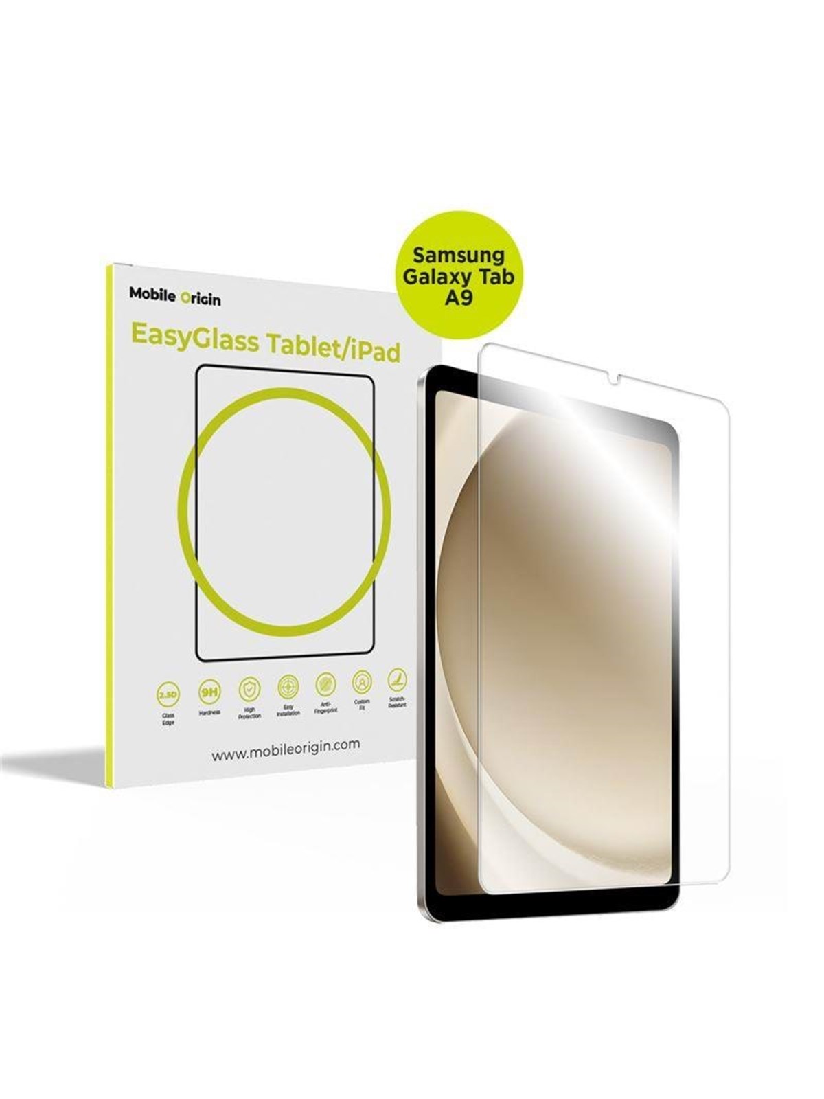Mobile Origin EasyGlass Samsung Galaxy Tab A9, Tablet Tilbehør
