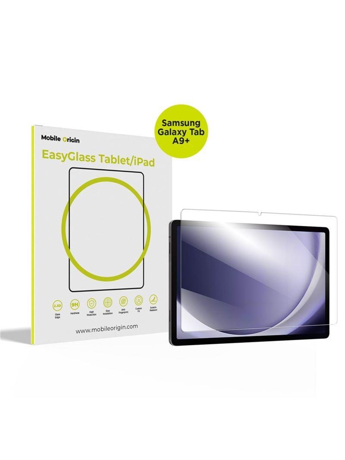 Mobile Origin EasyGlass Samsung Galaxy Tab A9+, Tablet Tilbehør