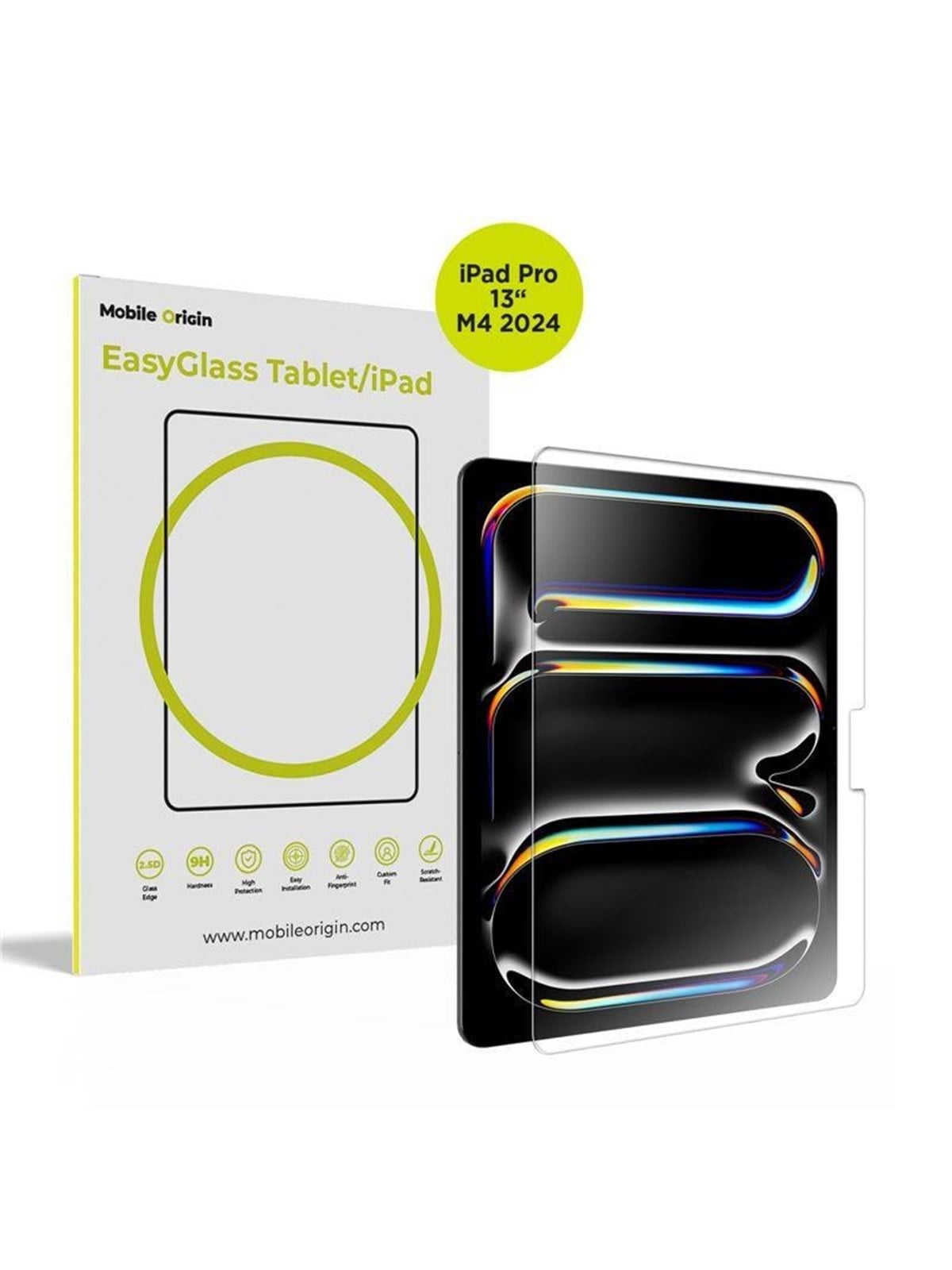 Mobile Origin EasyGlass iPad Pro 13" (M5 2025/M4 2024), Tablet Tilbehør