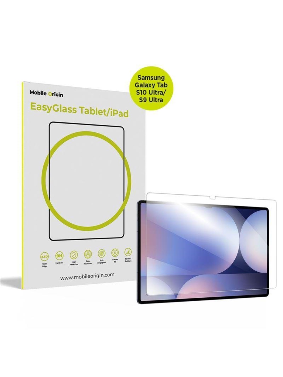Mobile Origin EasyGlass Samsung Galaxy Tab S10 Ultra/S9 Ultra, Tablet Tilbehør