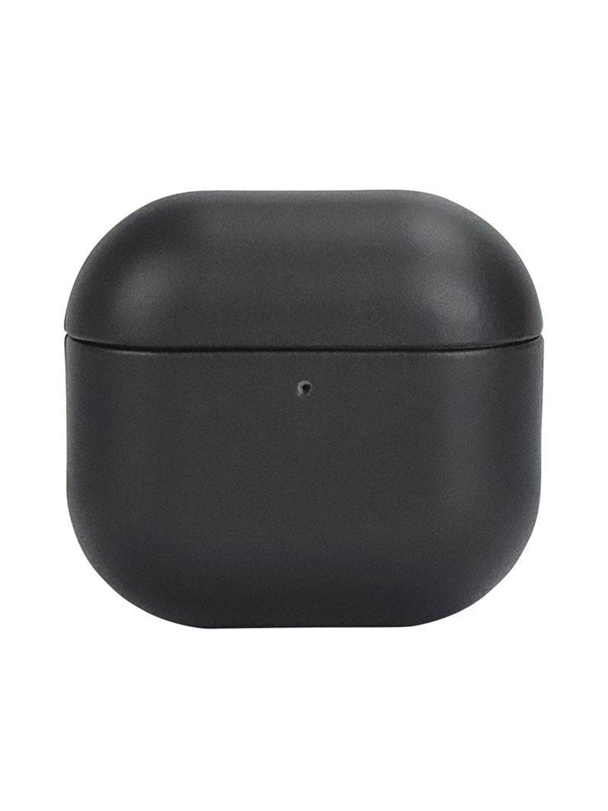 Mobile Origin Leather Case - black - AirPods 4, Mobil Tilbehør