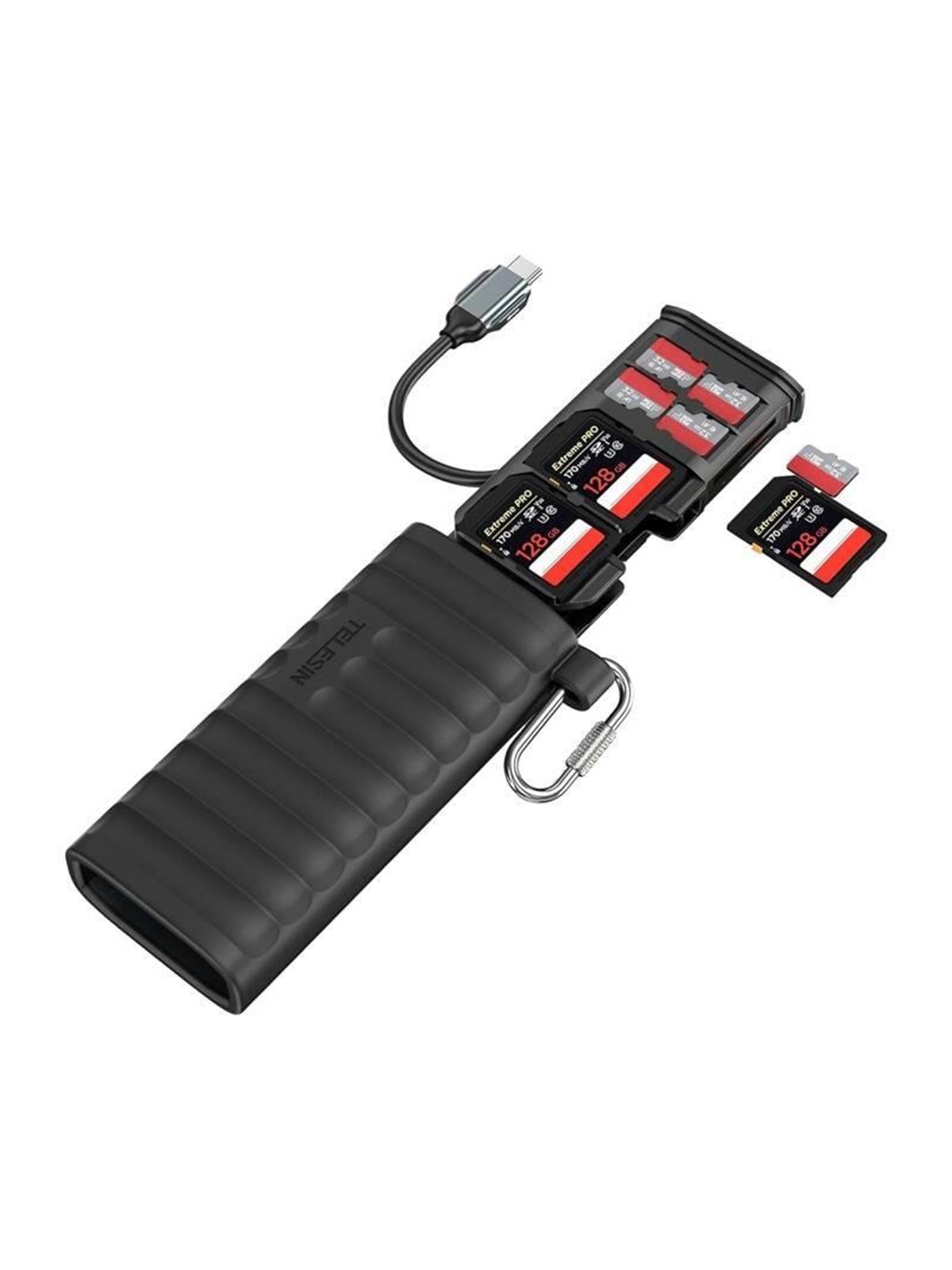 TELESIN S6-MCR-01 SD/TF Card Reader, Kortlæser
