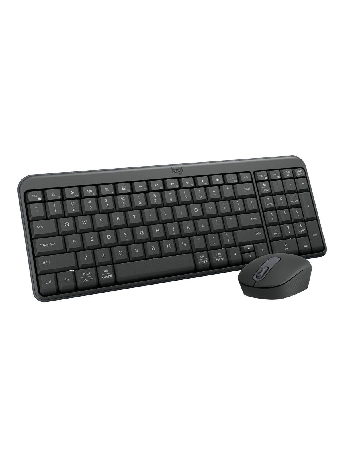 Logitech MK250 Compact Bluetooth Wireless Combo - Tastatur & Mus sæt - Nordisk - Sort