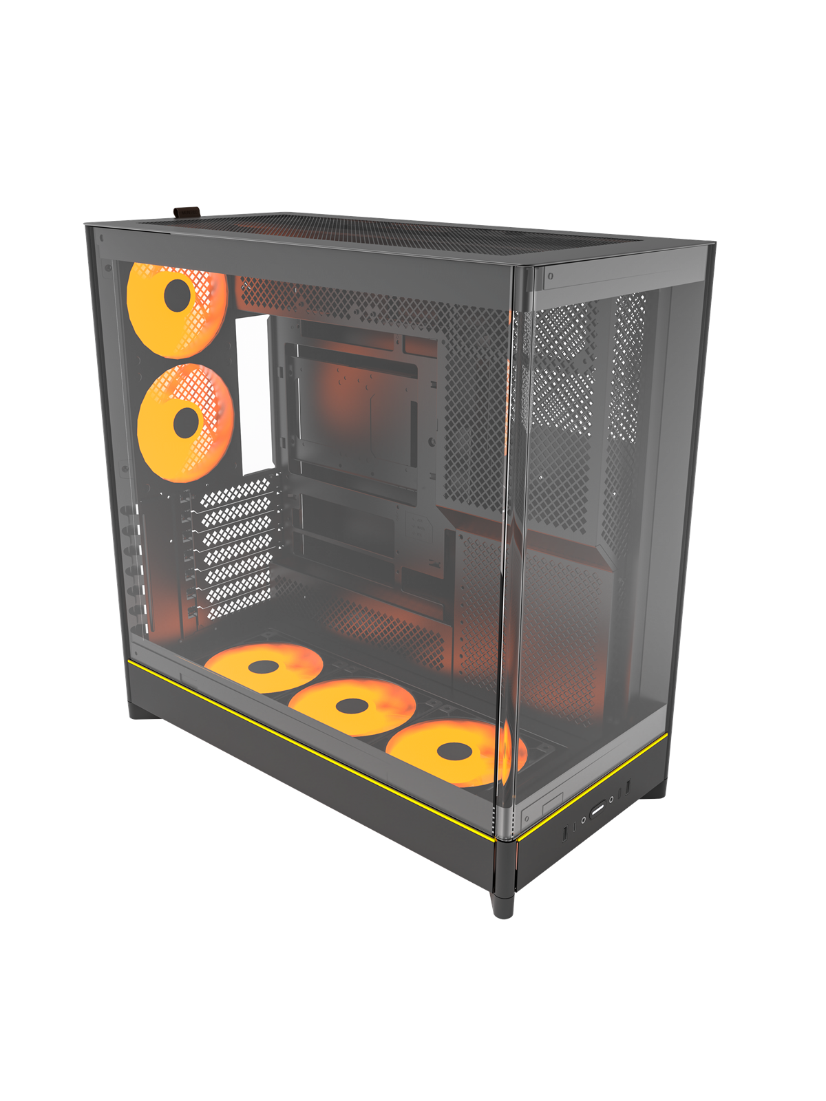 Montech HS02 PRO - Kabinet - Miditower - Sort, Kabinet