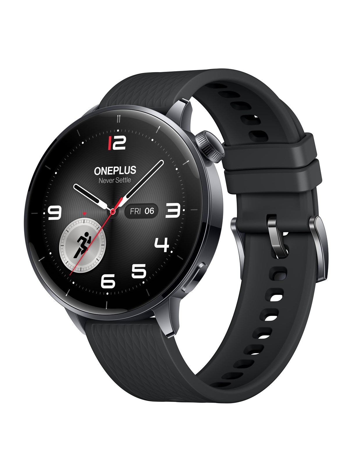 OnePlus Watch 3 43mm - Sort Stål, Smartwatch