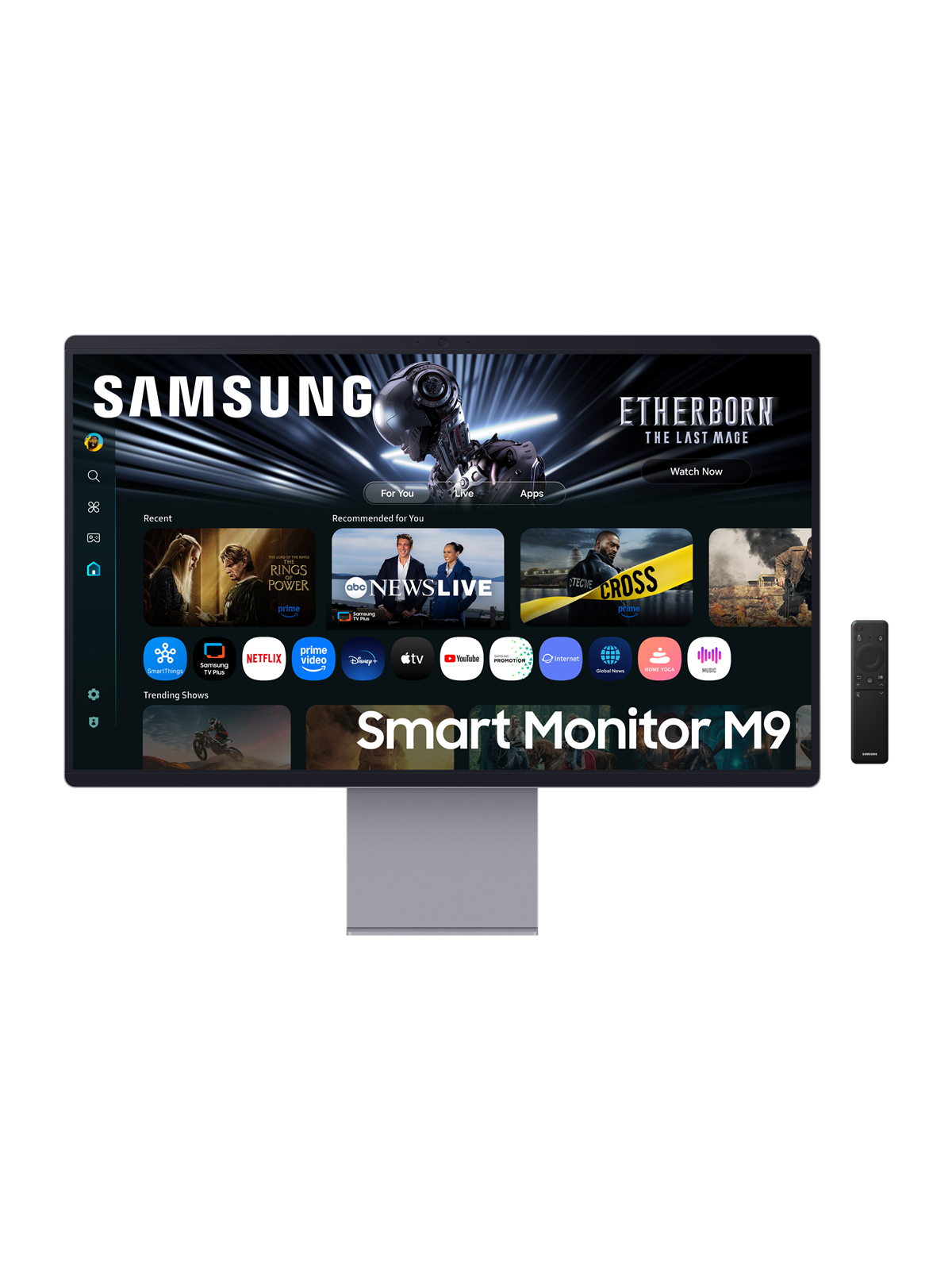 32" Samsung S32FM902SU - 3840x2160 (4K) - 165Hz - OLED - 90W USB-C, Computerskærm