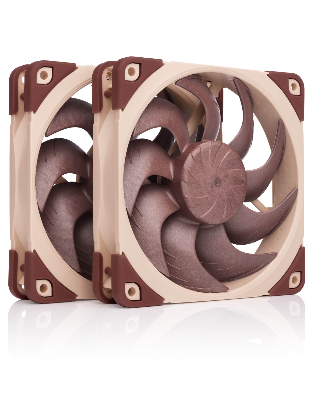 Noctua NF-A12x25 G2 PWM Sx2-PP - Kabinet køler - 120mm - Brun - 22 dBA, Kabinetkøler