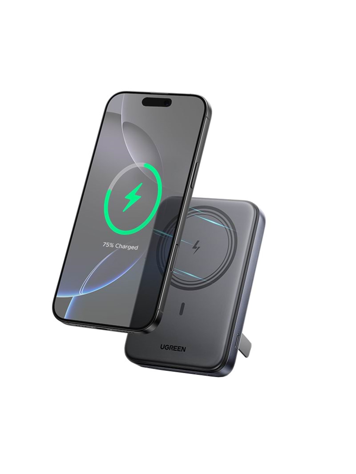 UGREEN 10000mAh Magnetic Wireless Power Bank 20W PD USB-C Input/Output 7.5W Wireless Charging Powerbank - 10000 mAh