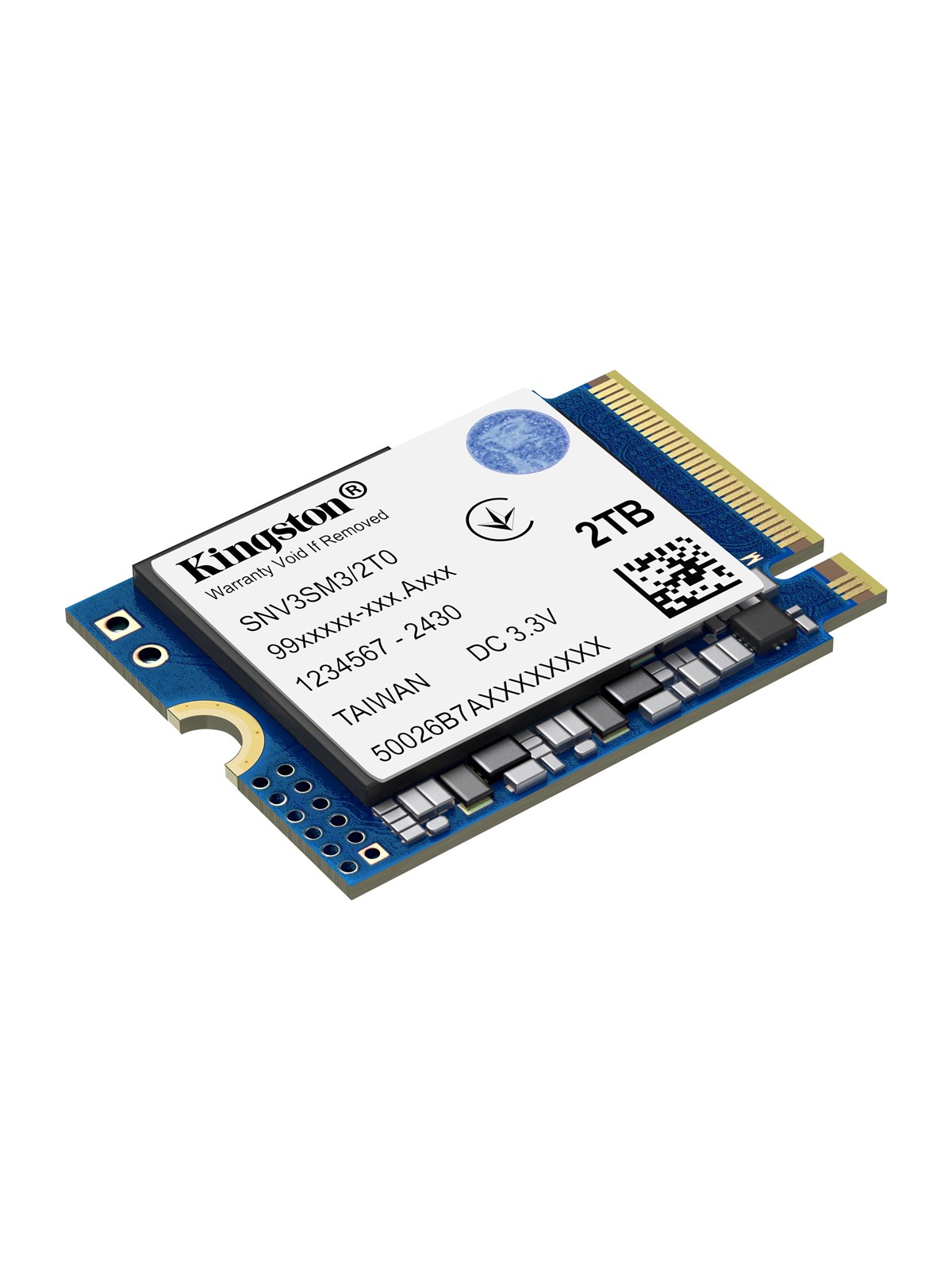 Kingston NV3 SSD - 2TB - PCIe 4.0 - M.2 2230, Ssd Harddisk