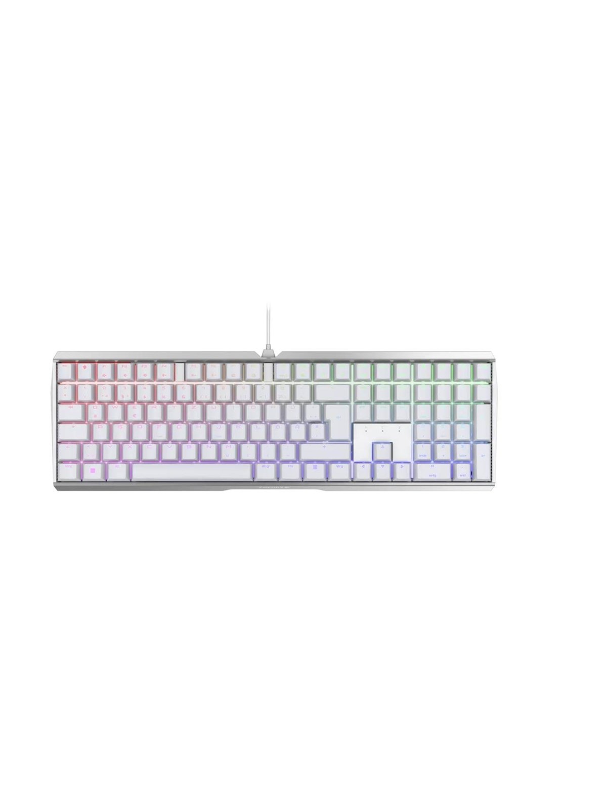 Cherry MX-Board 3.0 S - MX Brown - Gaming Tastatur - Nordisk - Hvid, Tastatur