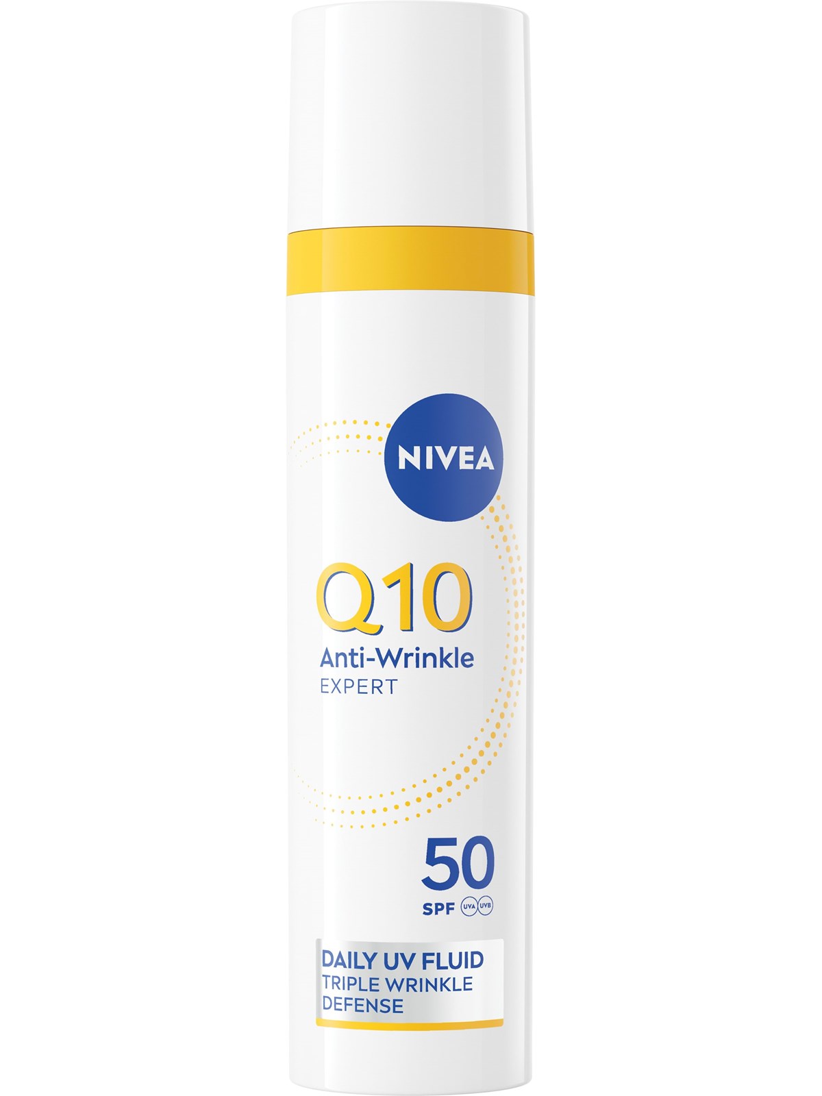 Nivea Q10 Anti-Wrinkle Expert Daily UV Fluid SPF50 40ml, Ansigtspleje