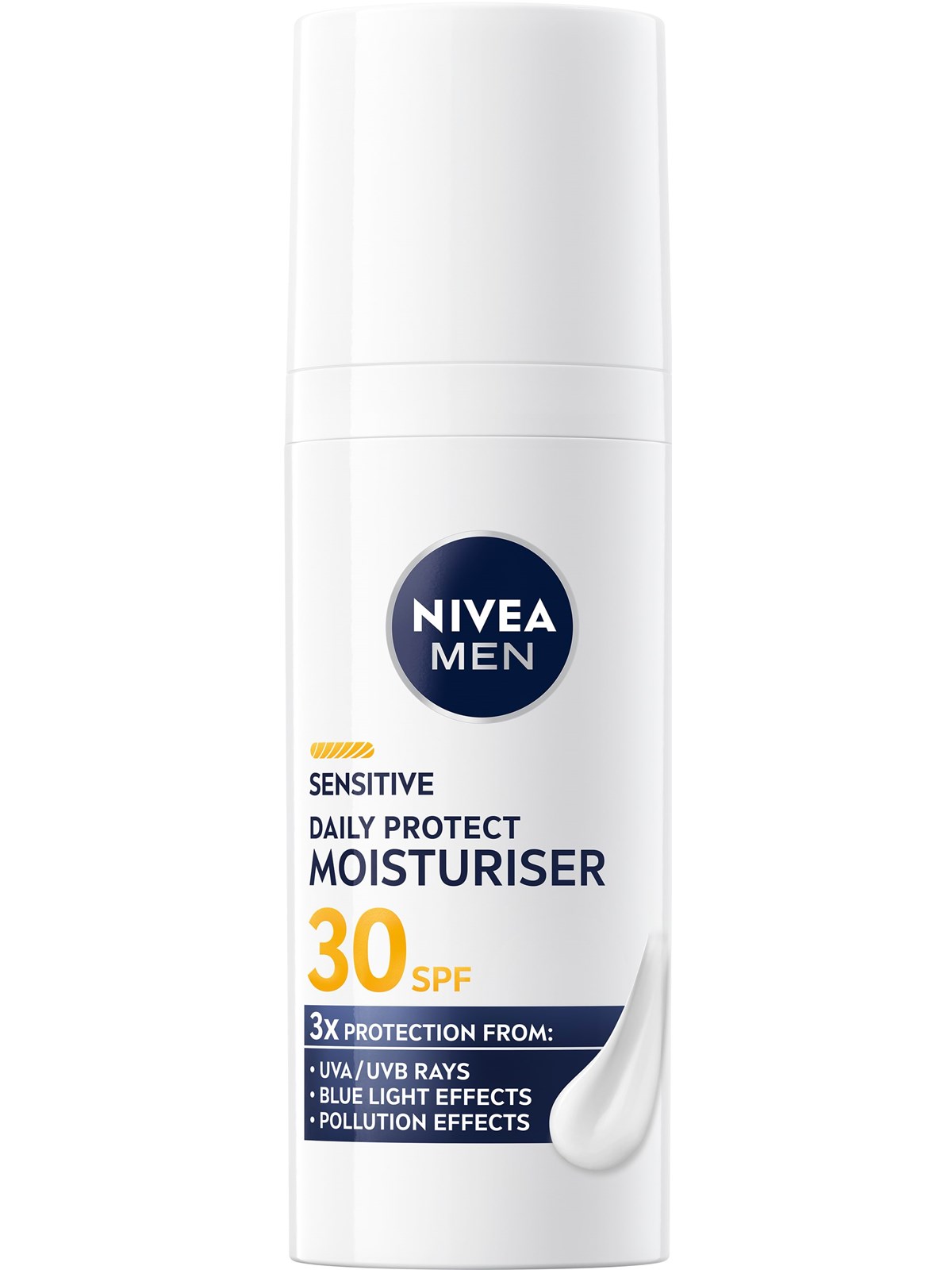 Nivea Men Sensitive Daily Protect Moisturiser SPF30 50ml, Ansigtspleje