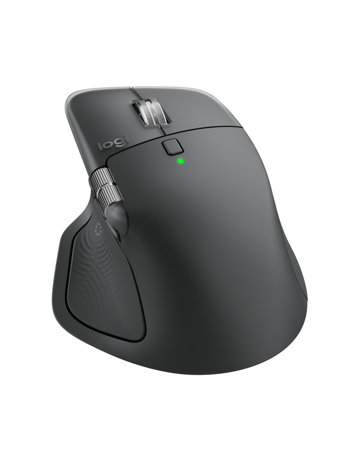 Logitech MX Master 4 - Graphite - Ergonomisk mus - Optisk - 9 knapper - Sort