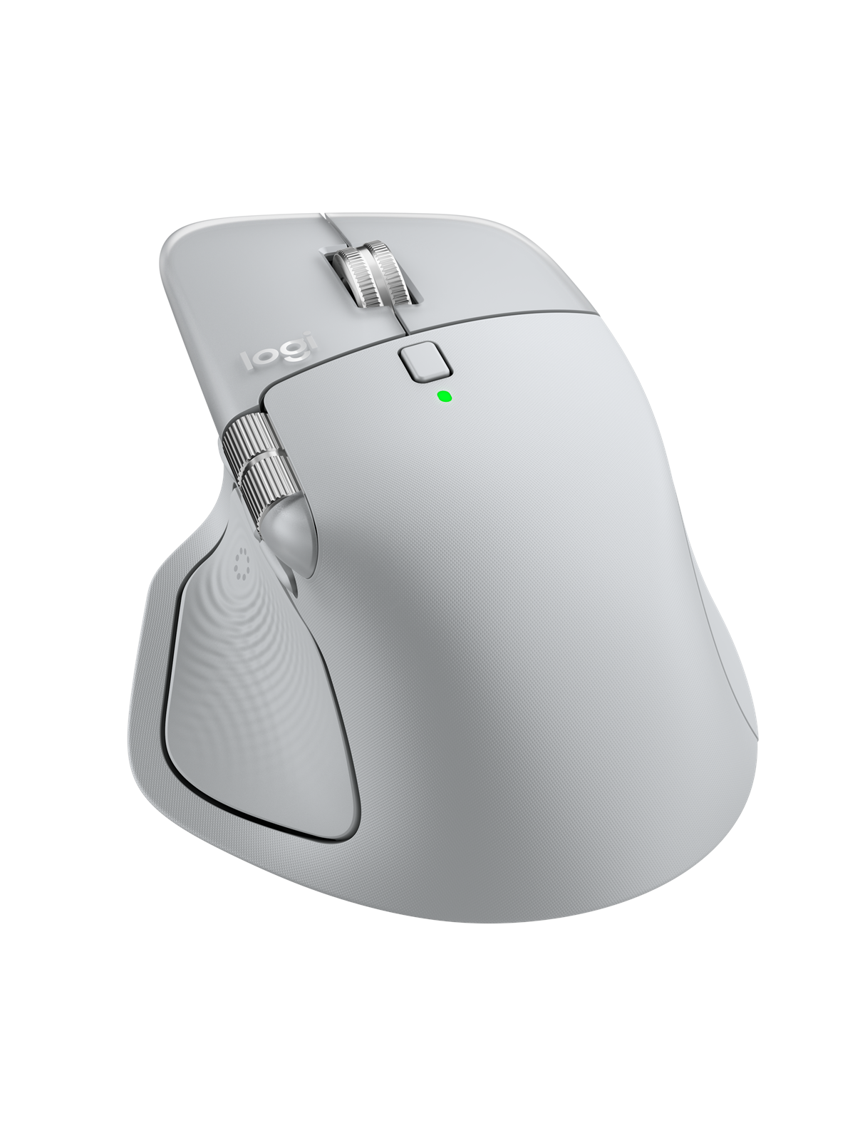 Logitech MX Master 4 - Off-White - Ergonomisk mus - Optisk - 9 knapper - Hvid