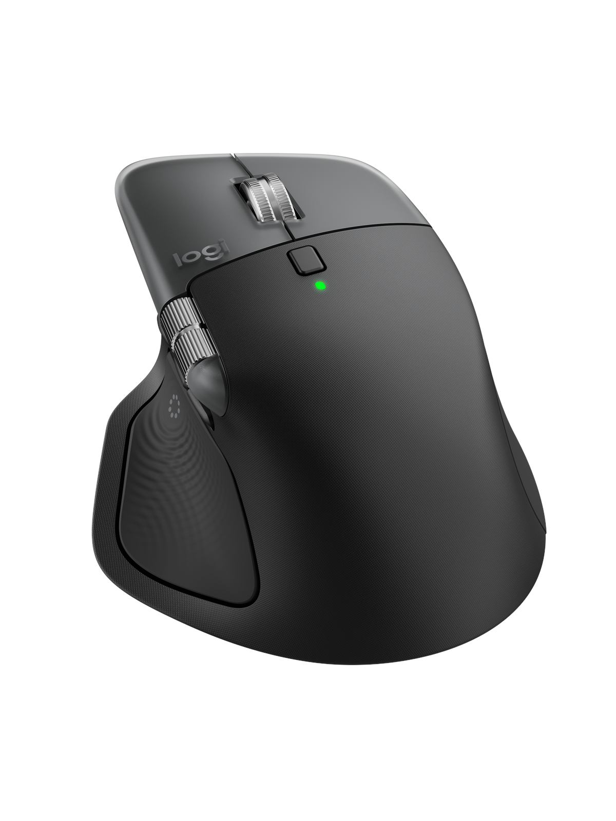 Logitech MX Master 4 for MAC - Space Black - Ergonomisk mus - Optisk - 9 knapper - Sort