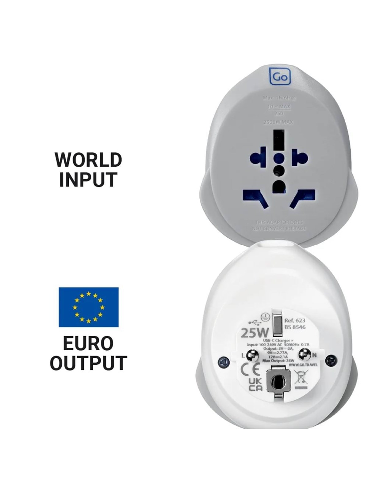 Go Travel Adaptor, Mobil Oplader