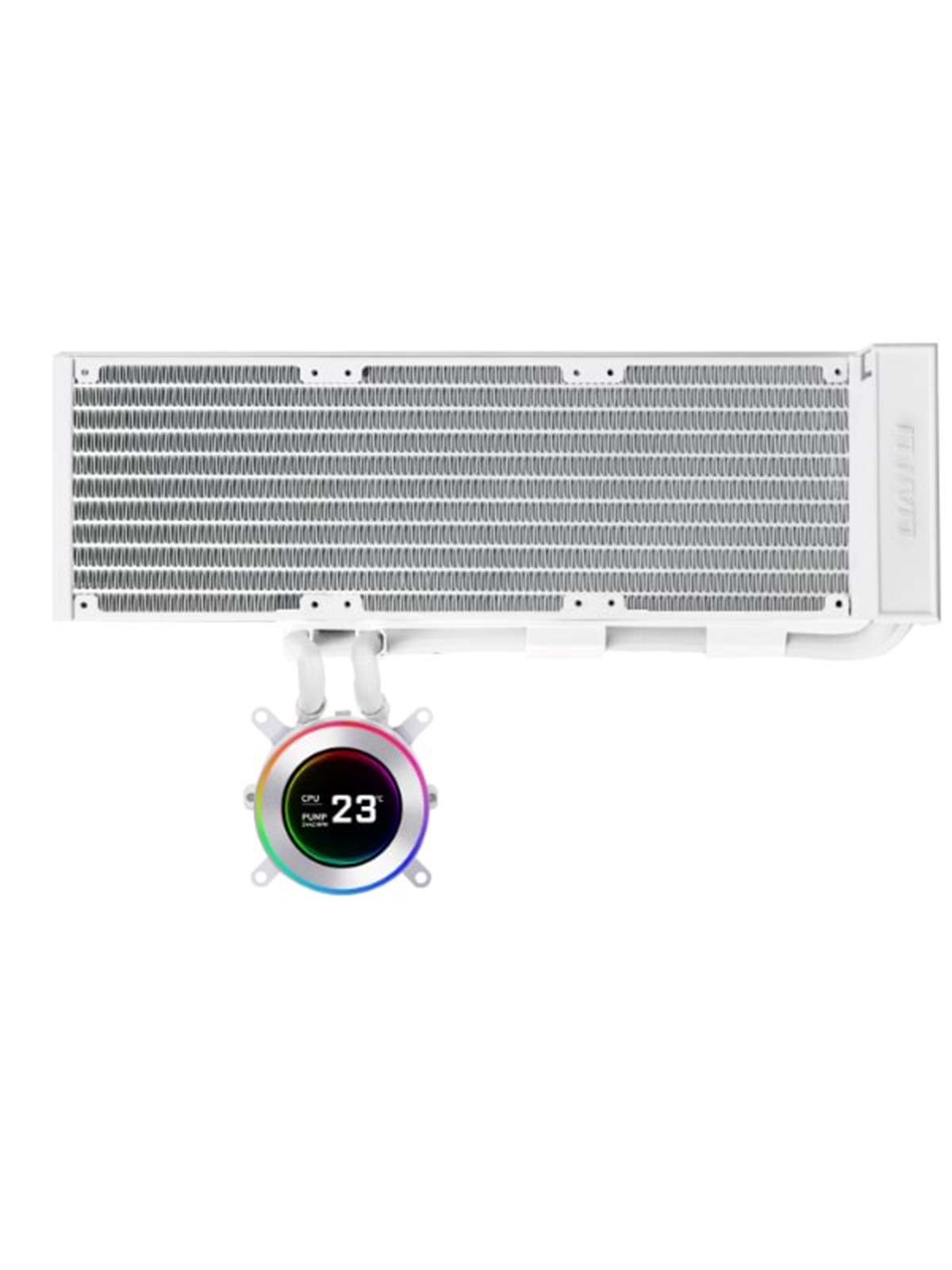 Lian Li Hydroshift II LCD-C 360 fanless White - CPU Vandkøling - Max 28 dBA