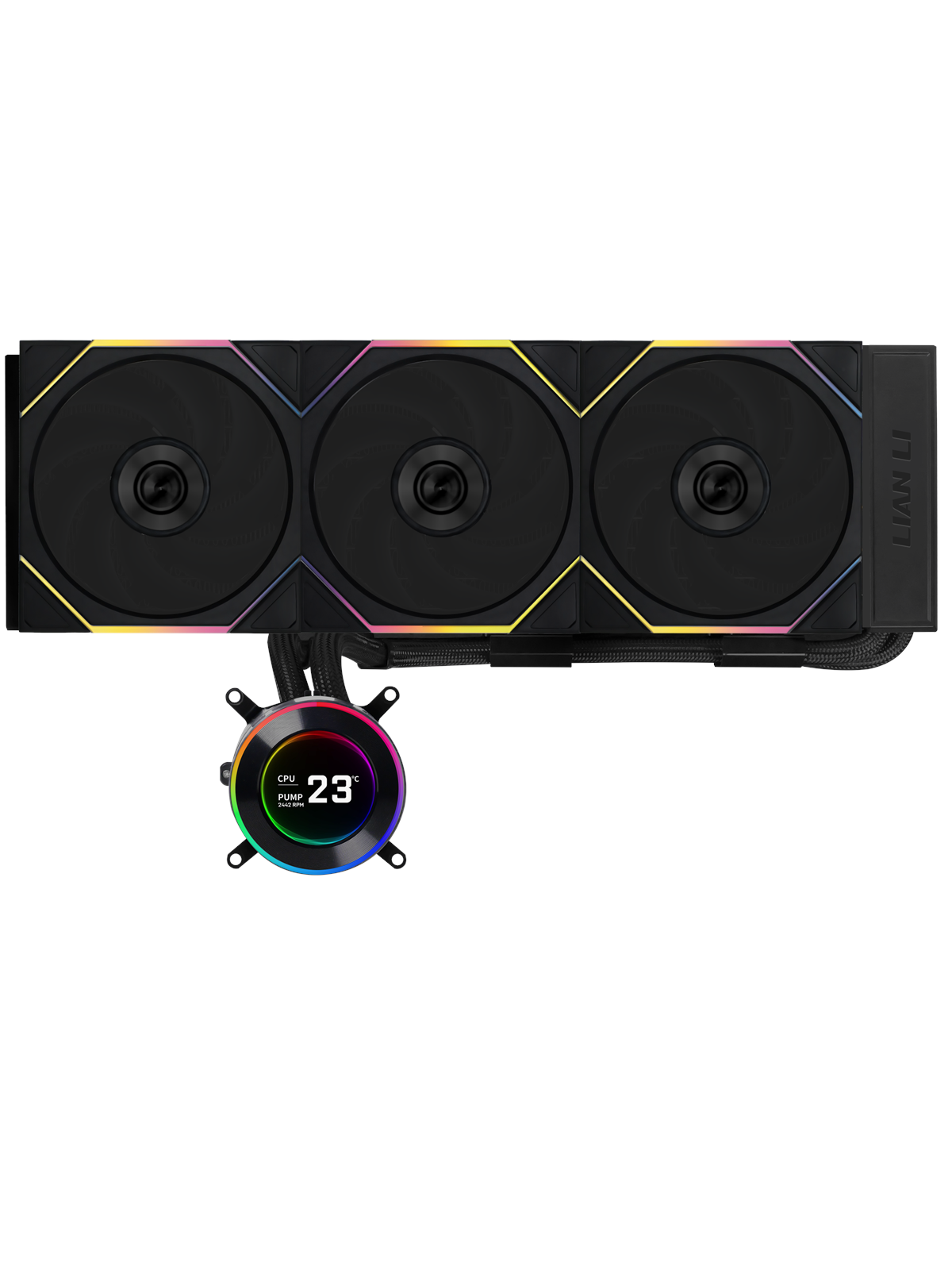 Lian Li Hydroshift II LCD-C 360TL Wireless Black - CPU Vandkøling - Max 28 dBA