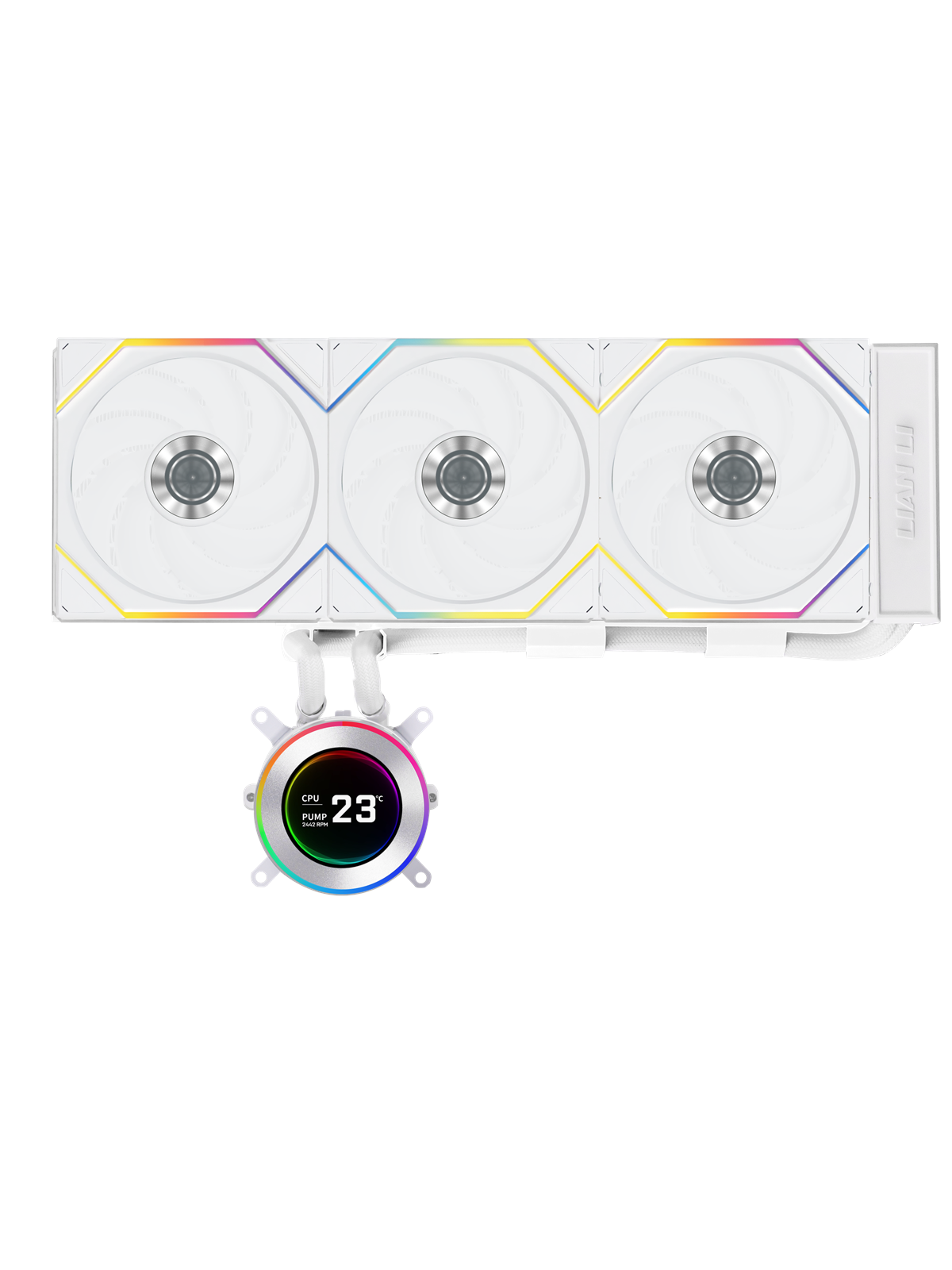 Lian Li Hydroshift II LCD-C 360TL Wireless White - CPU Vandkøling - Max 28 dBA