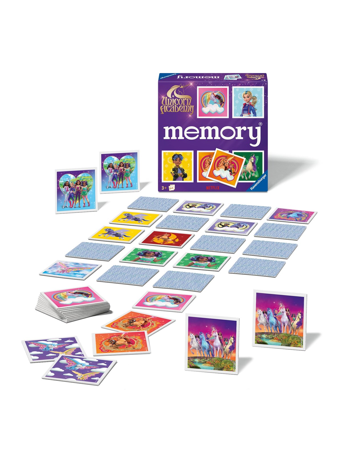 Ravensburger Unicorn Academy memory - Vendespil