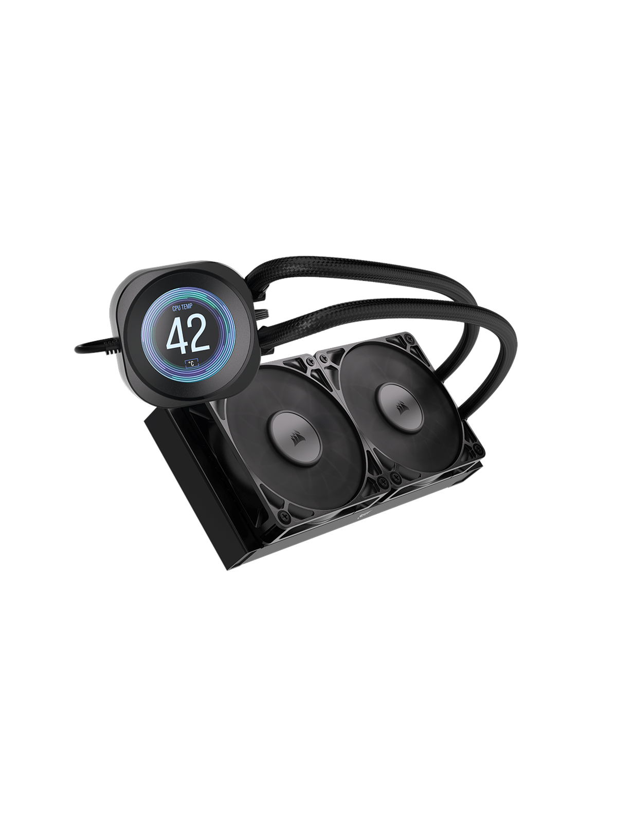 Corsair NAUTILUS 240 LCD - CPU Vandkøling - Max 36 dBA, Cpu Køler