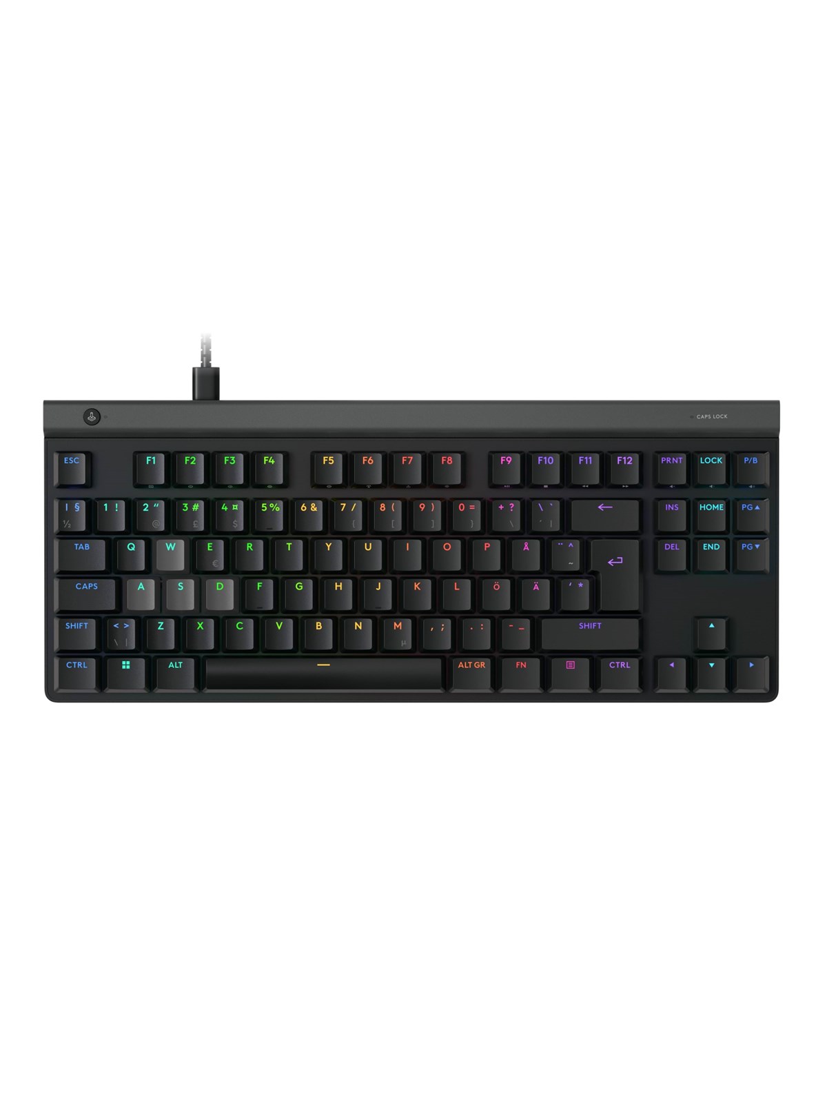 Logitech G515 TKL Rapid Trigger - Gaming Tastatur - Nordisk - Sort, Tastatur