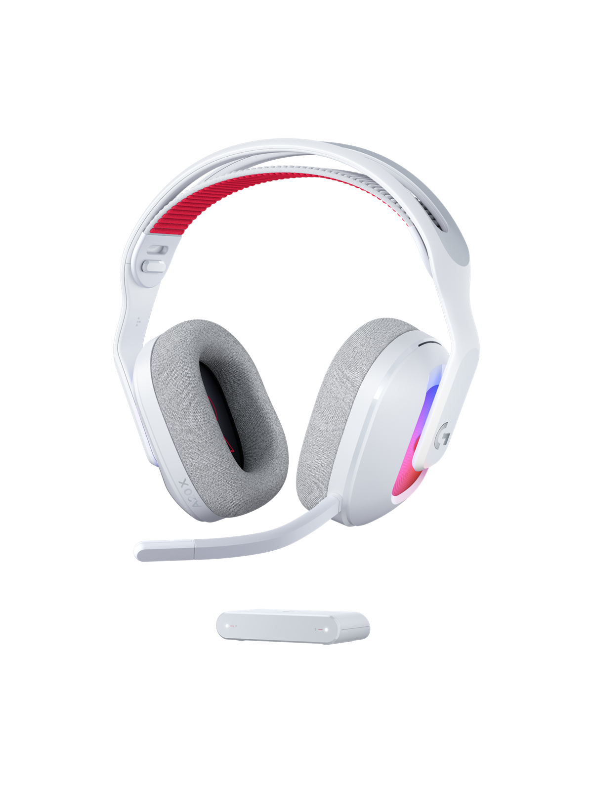 Logitech G Astro A20 X gaming headset med PlaySync Multi Base - Til PC / PlayStation / Xbox - Hvid