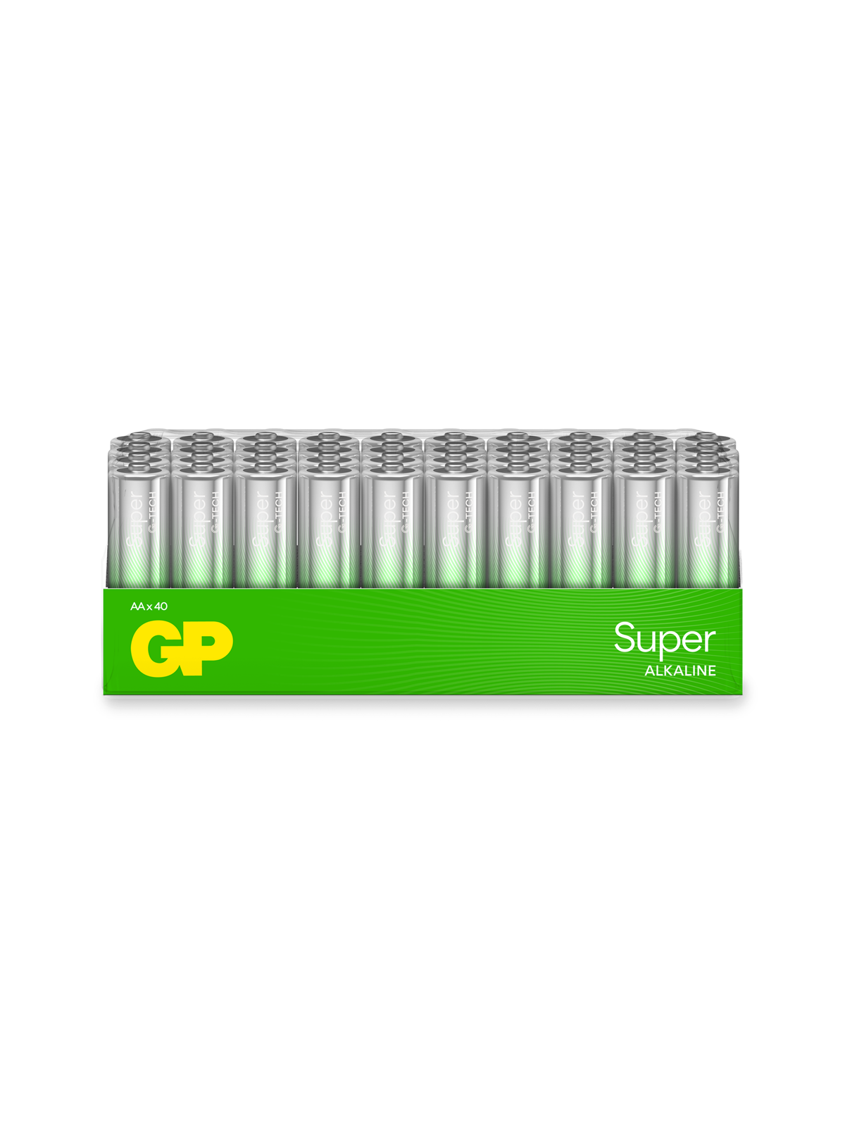 GP Super Alkaline å batteri, 15A/LR6, 40-pak, Batteri