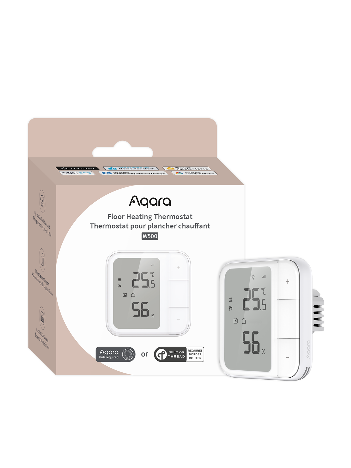 Aqara Gulvvarmetermostat W500, Smart Home