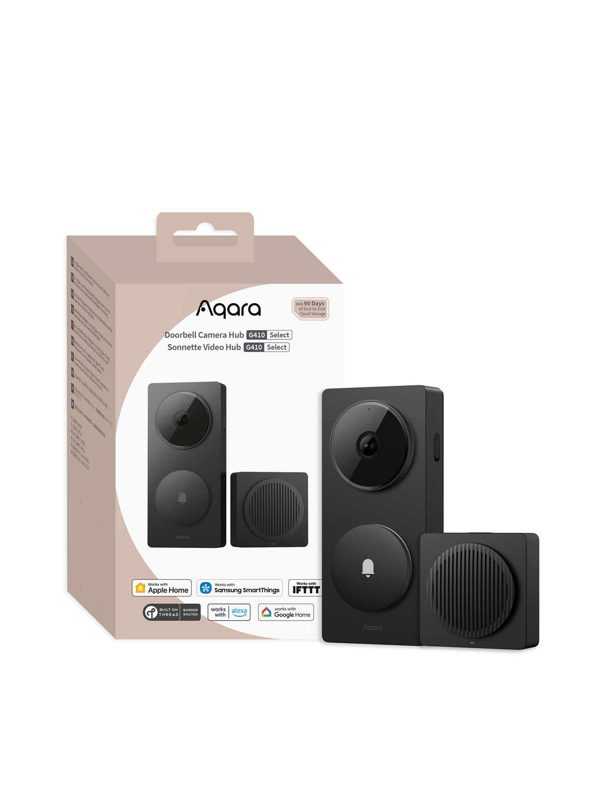 Aqara Dørklokkekamera Hub G410 Select, Sort, Smart Home