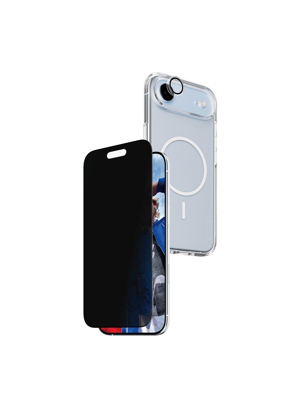 PanzerGlass 3-in-1 Flagship Privacy Bundle iPhone Air, Mobilcover