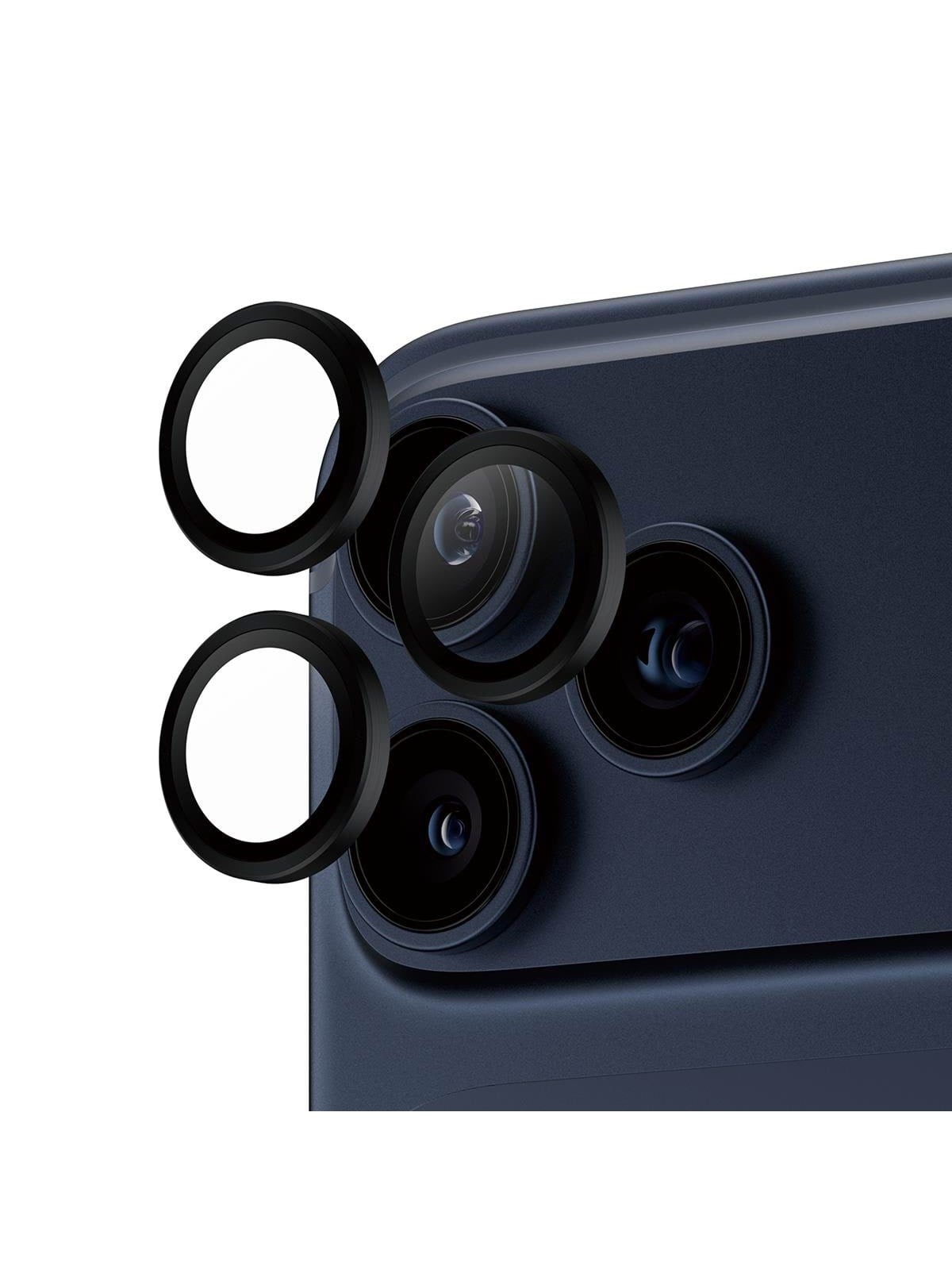 PanzerGlass Hoops Black Camera Lens Protector iPhone 17 Pro | iPhone 17 Pro Max | iPhone 16 Pro | 16 Pro Max