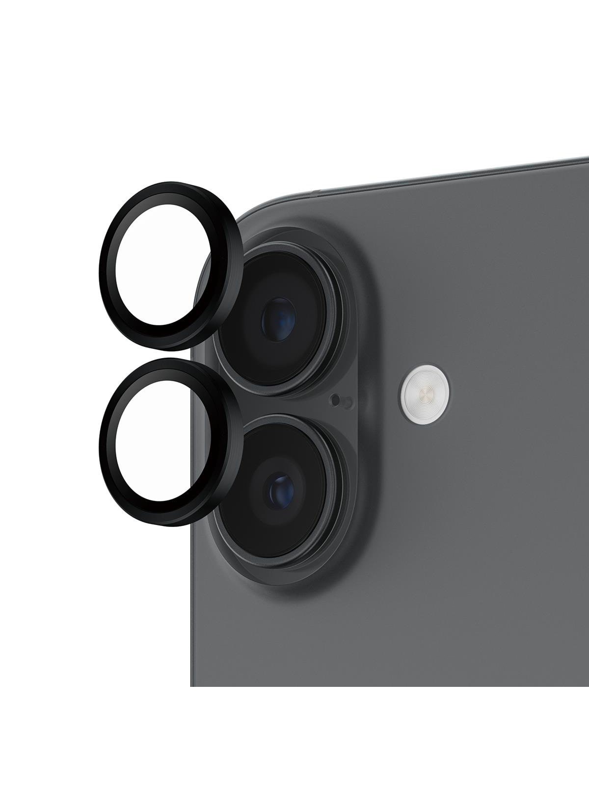PanzerGlass Hoops Black Camera Lens Protector iPhone 17 | iPhone 16 | 16 Plus