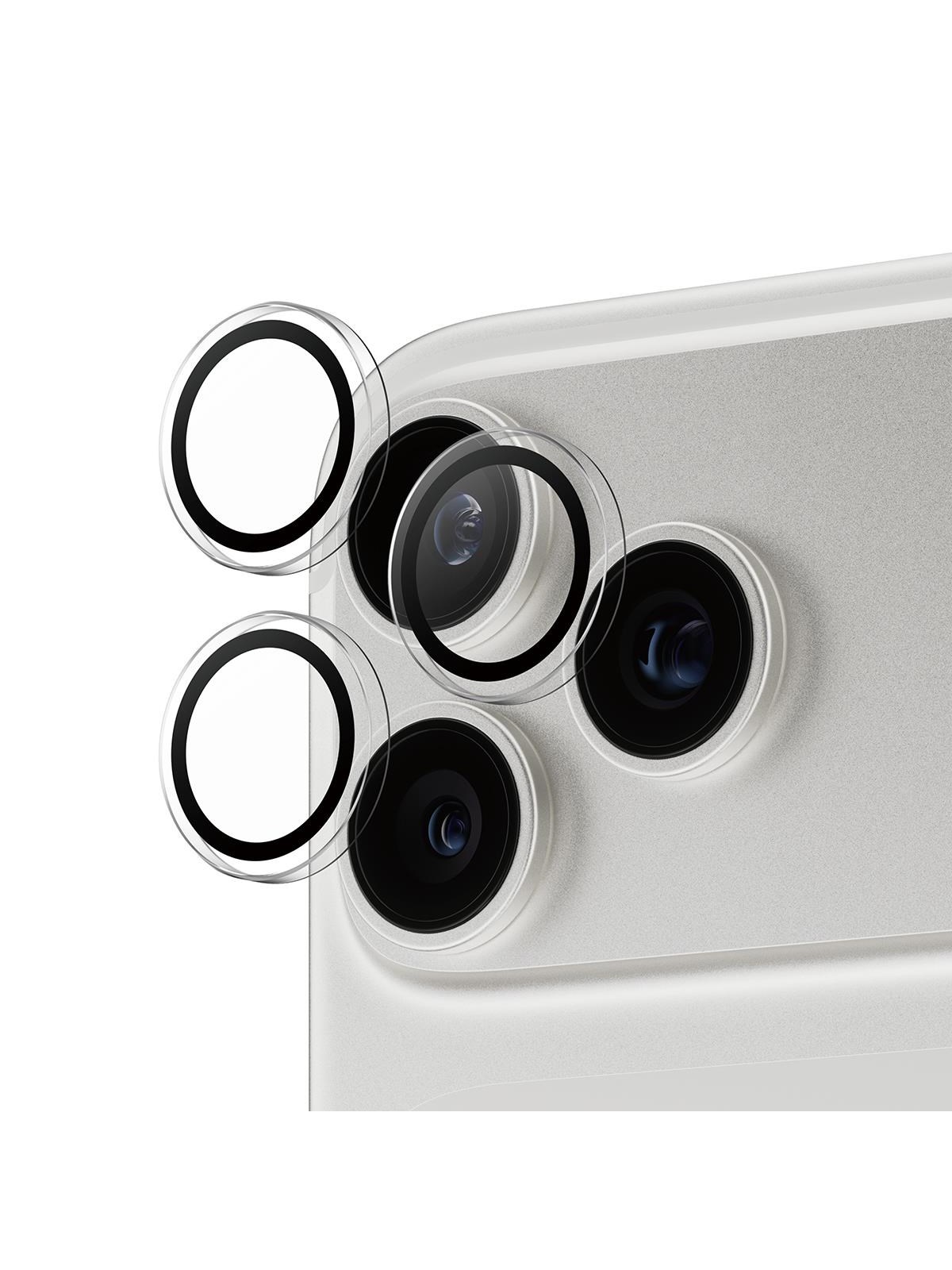 PanzerGlass Hoops Transparent Camera Lens Protector iPhone 17 Pro | iPhone 17 Pro Max | iPhone 16 Pro | 16 Pro Max