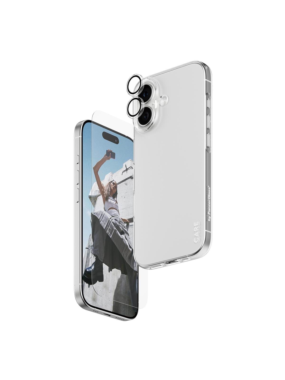 SAFE by PanzerGlass 3-in-1 Fashionable Combo Bundle iPhone 17, Beskyttelsesglas