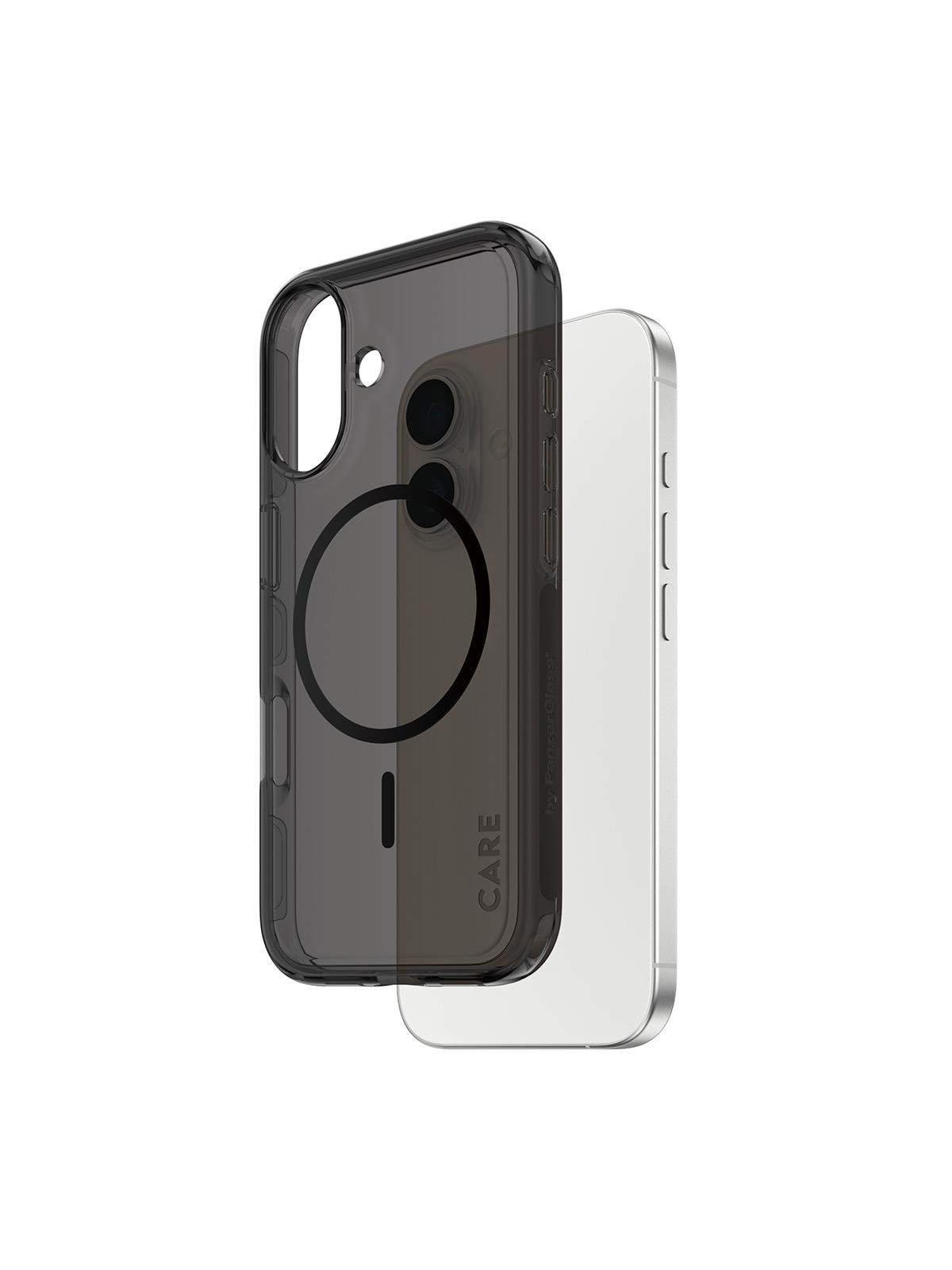 CARE by PanzerGlass Flagship Case Urban Explorer Smokey w. Black MagSafe iPhone 17