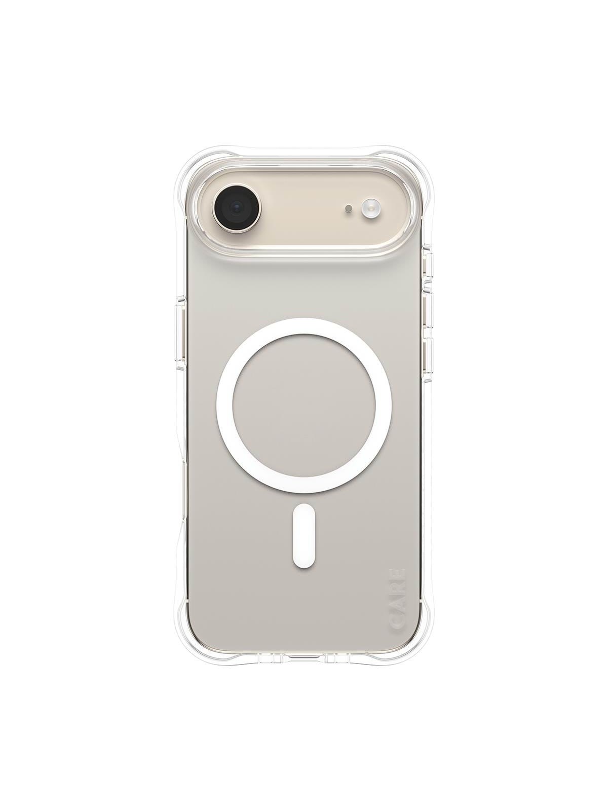 CARE by PanzerGlass Fashionable Case Samba Transparent w. White MagSafe iPhone Air