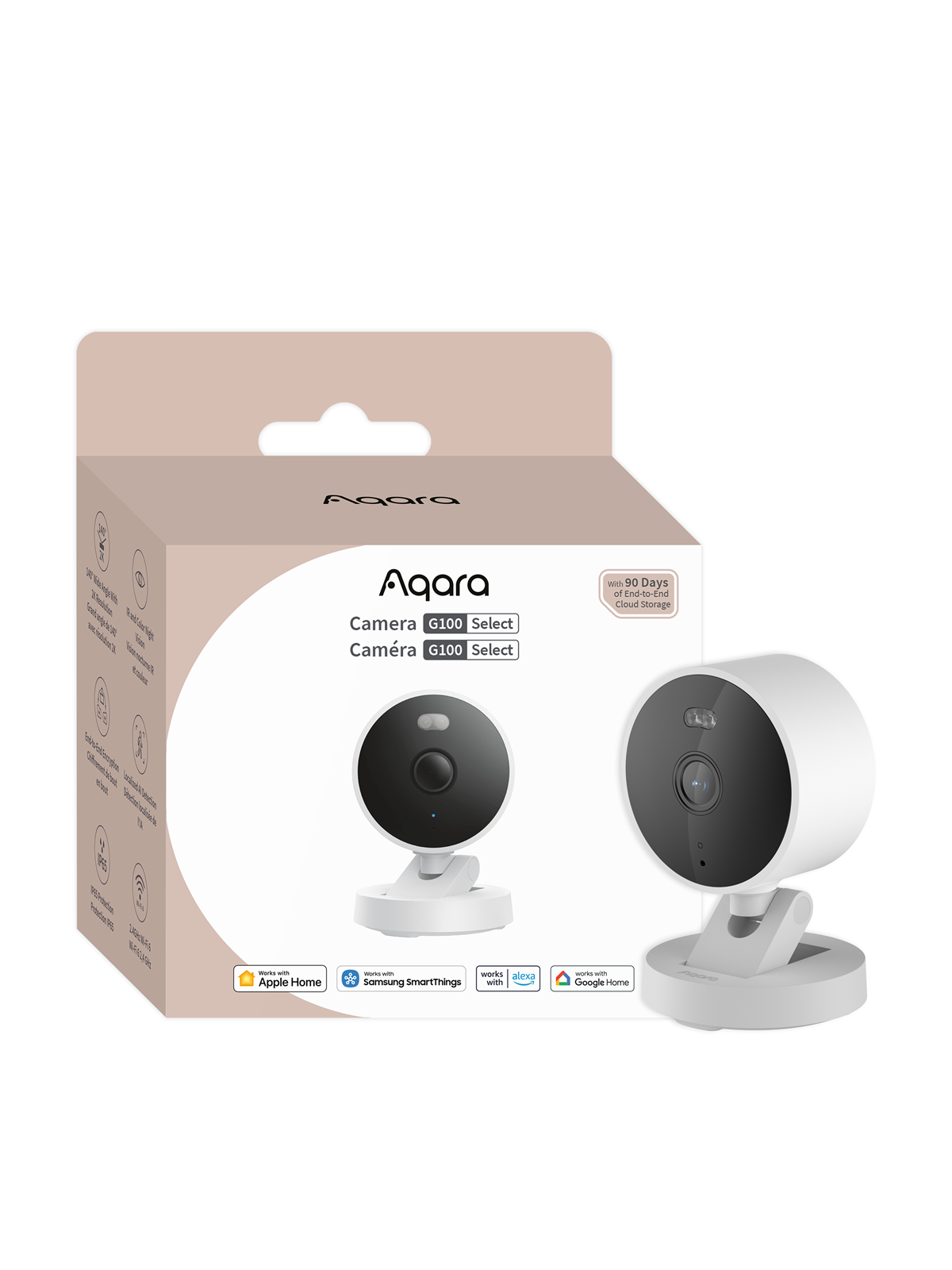 Aqara Camera G100 Select, Hvid, Smart Home