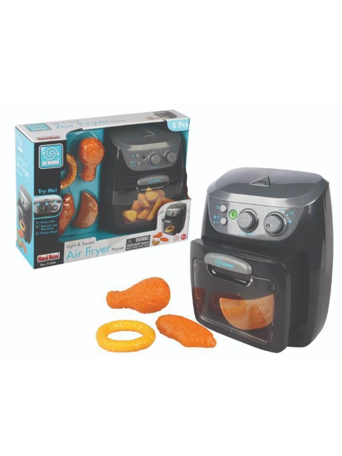 Red box Air Fryer med lys & lyd, Legekøkken