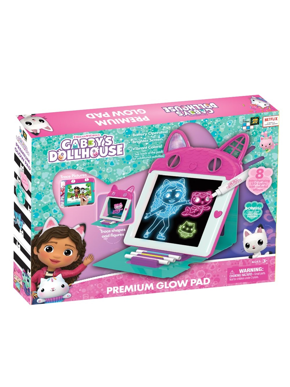 Original Glow Pad Gabby's Dollhouse Premium Glow Pad, Kreativt Legetøj