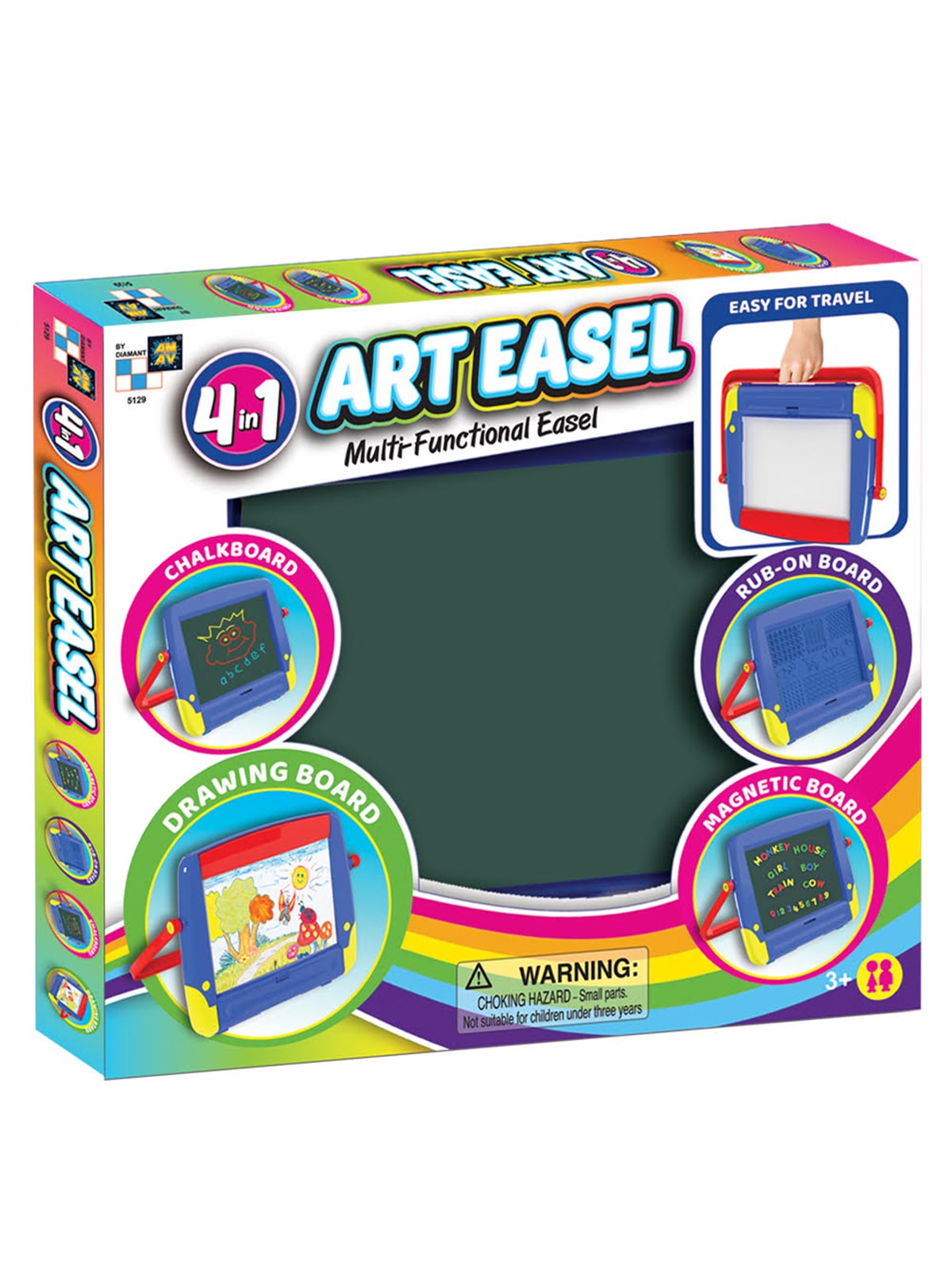 Diamant 4-i-1 Art Easel, Kreativt Legetøj