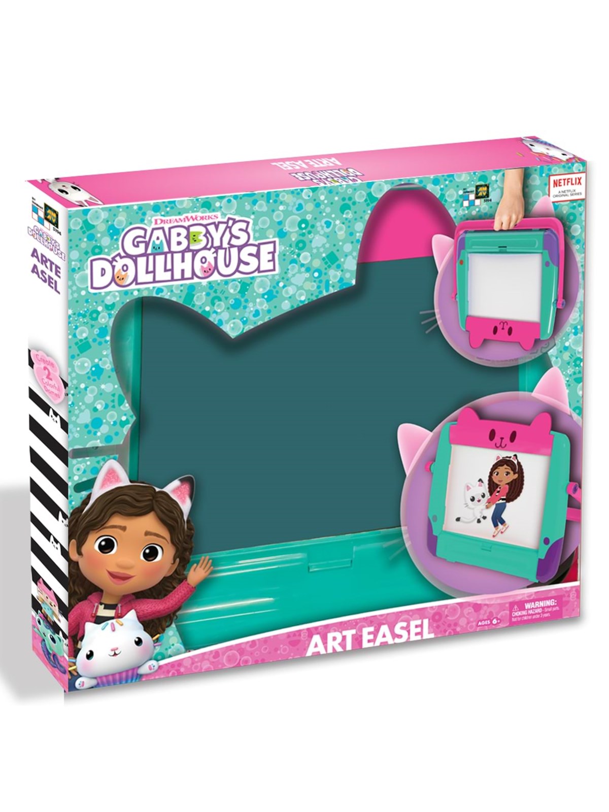 Diamant Gabby's Dollhouse 4-i-1 Art Easel, Kreativt Legetøj