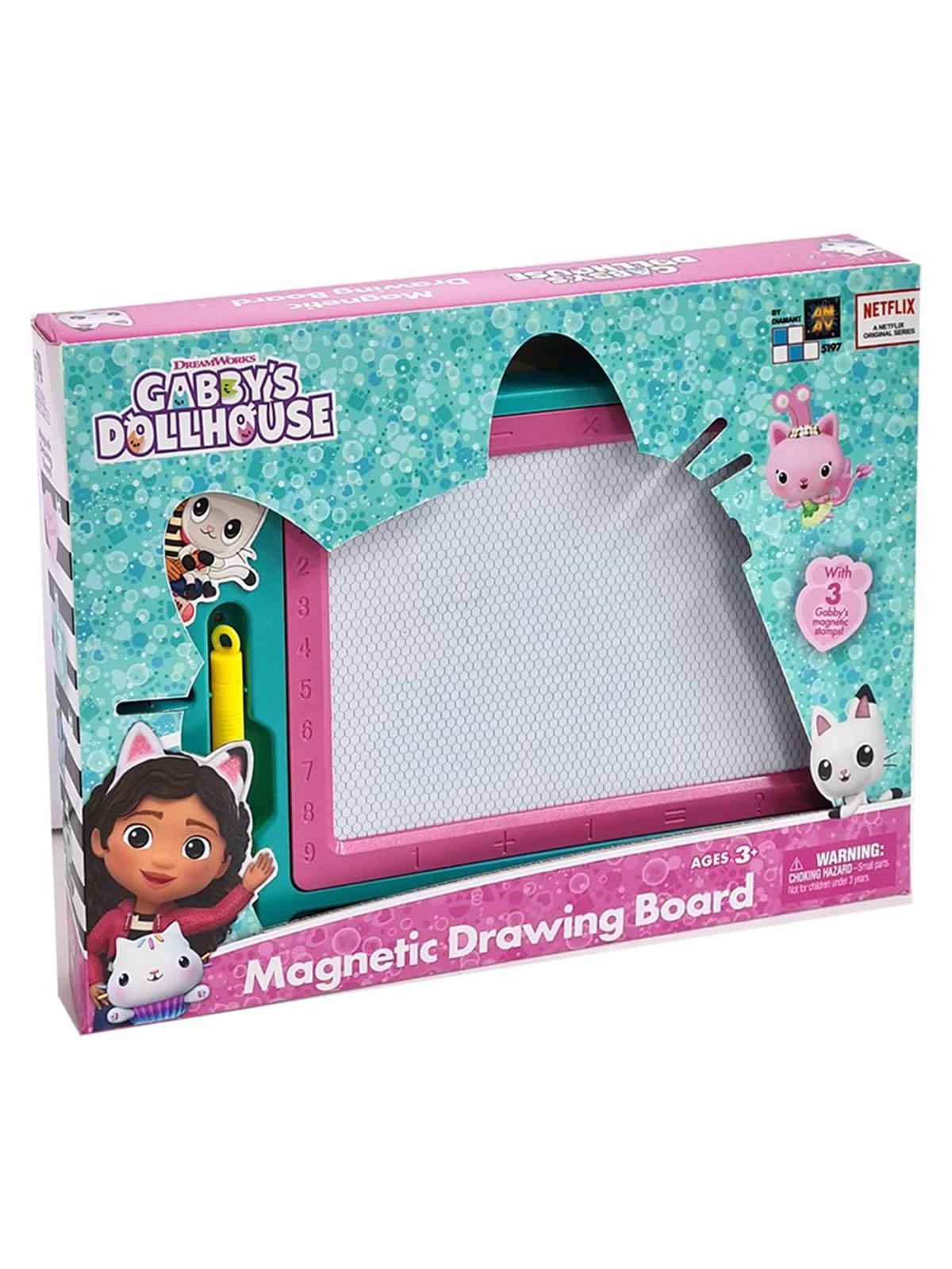 Diamant Gabby's Dollhouse Magnetic Drawing Board, Kreativt Legetøj
