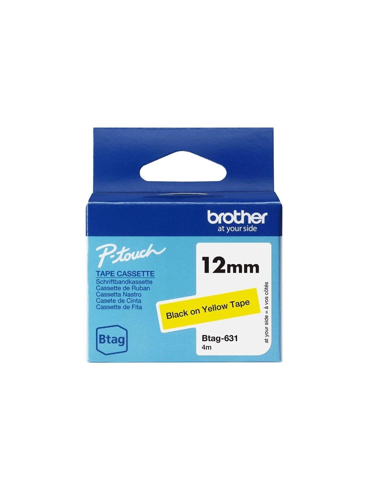 Brother BTAG-631 - label tape - 1 cassette(s) - Roll (1.2 cm x 4 m), Fotopapir