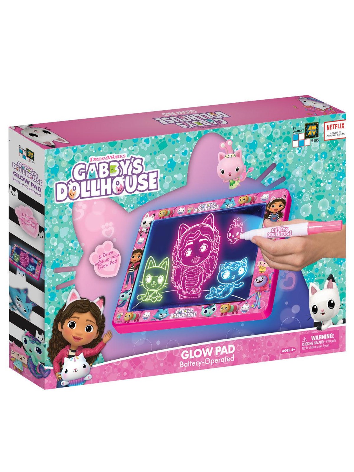 Original Glow Pad Gabby's Dollhouse Glow Pad, Kreativt Legetøj
