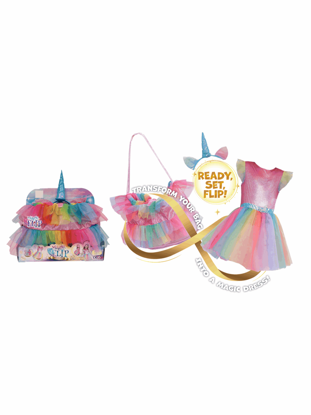 Magic Flip Unicorn Fairy 110 - 116 cm, Legetøj