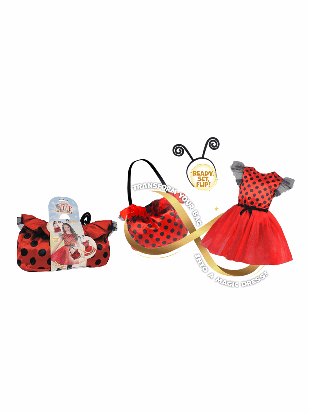 Magic Flip Ladybug 110 - 116 cm, Legetøj